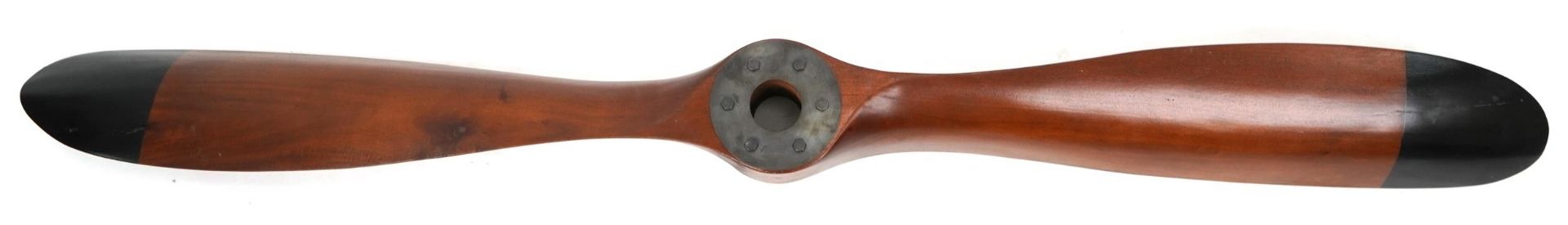 Aviation interest hardwood propeller, 148cm in length