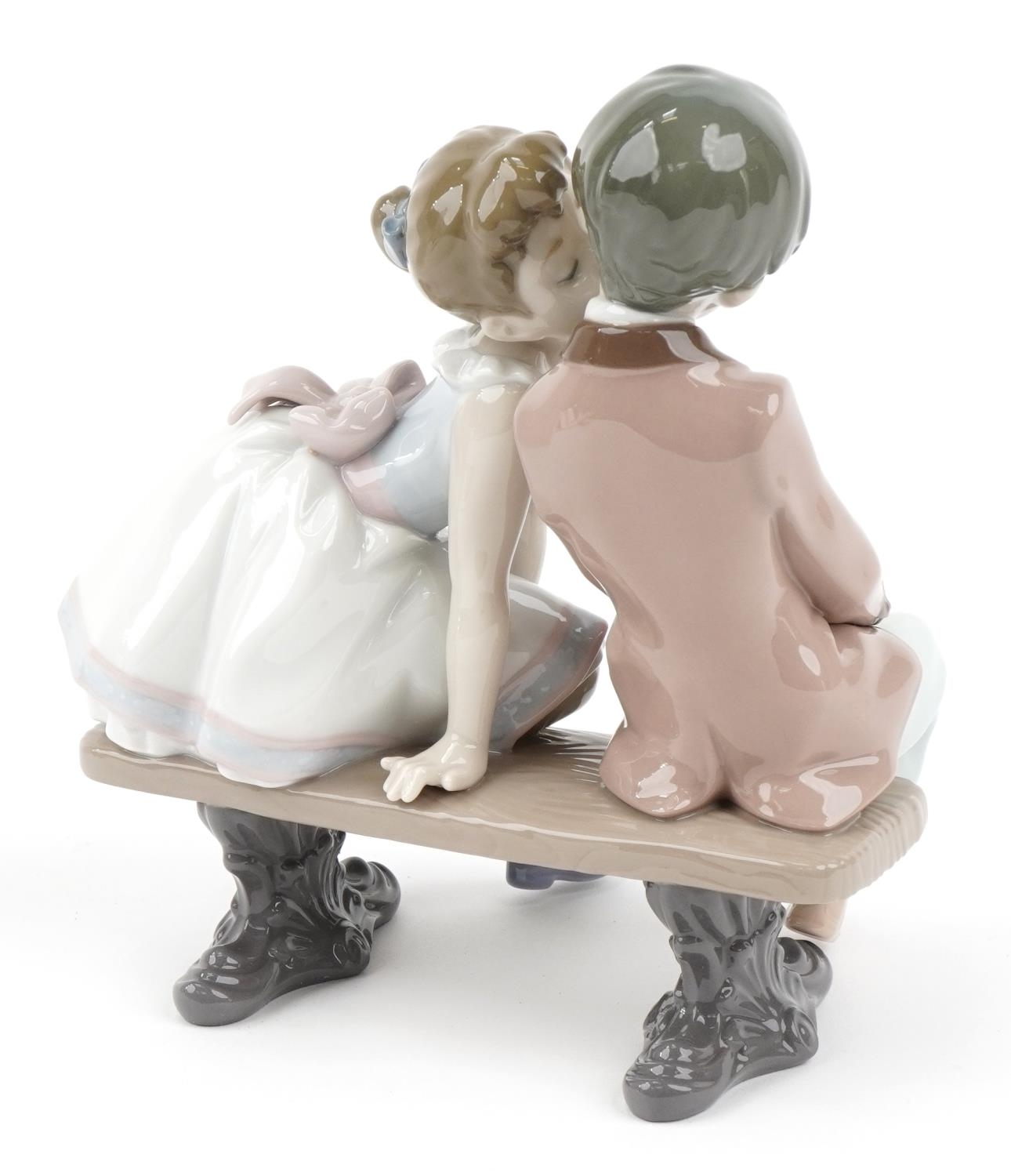 Lladro porcelain figure group, Ten and Growing with box, number 07635, 17cm high - Image 6 of 10