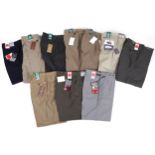 Ten pairs of as new gentlemen's Marks & Spencer trousers, sizes 34 inch and 36 inch waist and 29