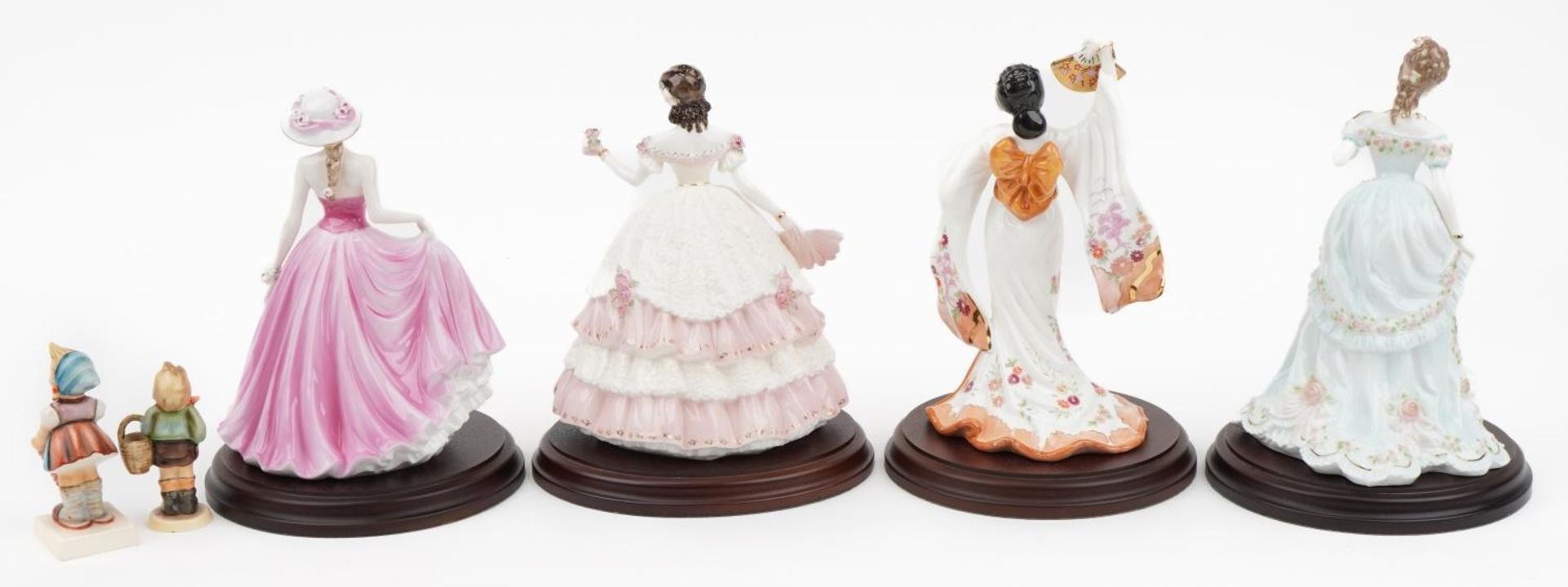 Six Royal Worcester, Coalport and Hummel figures including Olivia limited edition 5783 and A Royal - Image 8 of 10