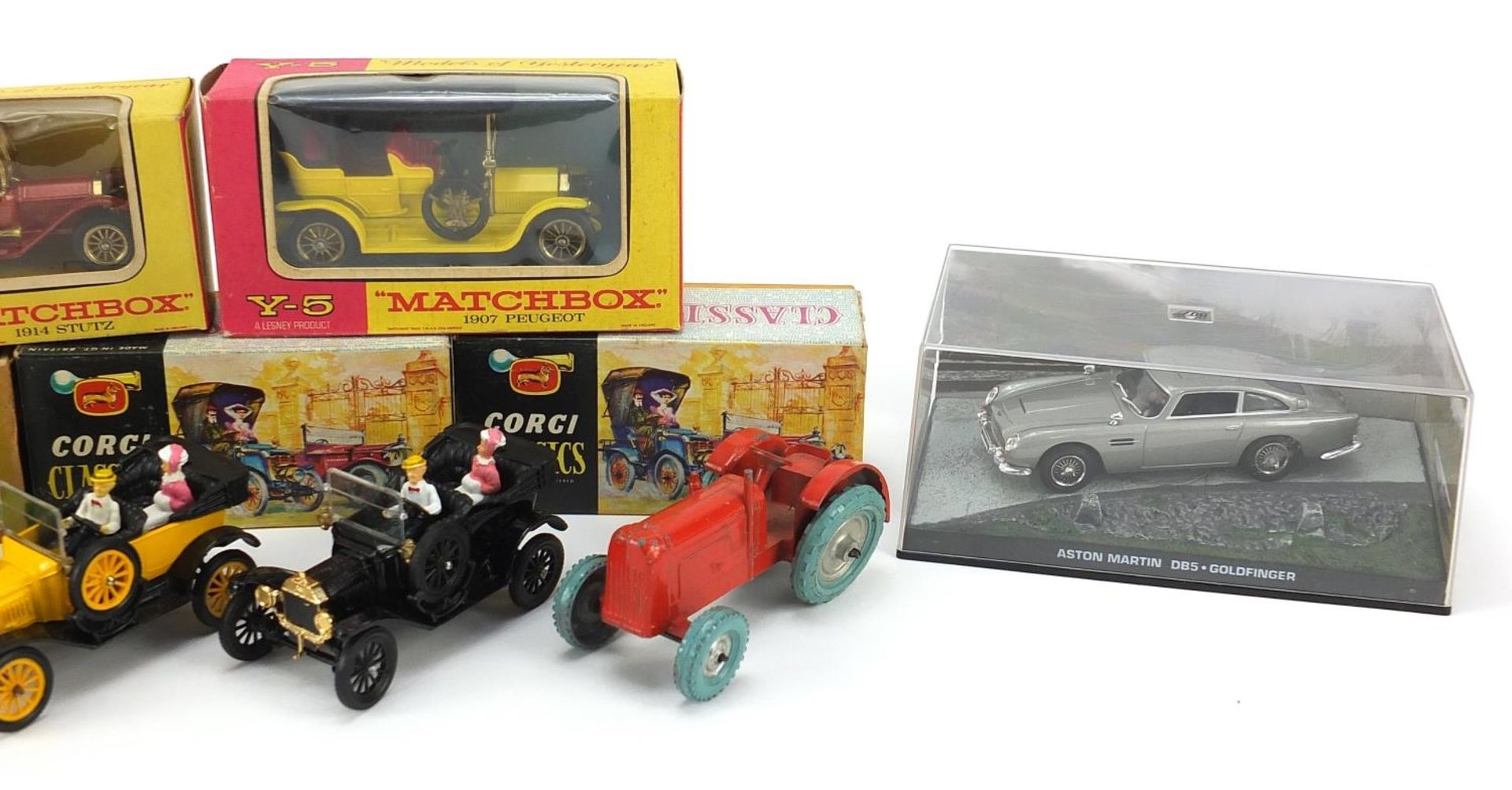 Eight diecast vehicles, seven with boxes including Corgi 1915 Ford 9013, Matchbox 1907 Peugeot and - Image 3 of 3