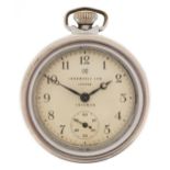 Gentlemen's Ingersoll Triumph pocket watch, 50mm in diameter