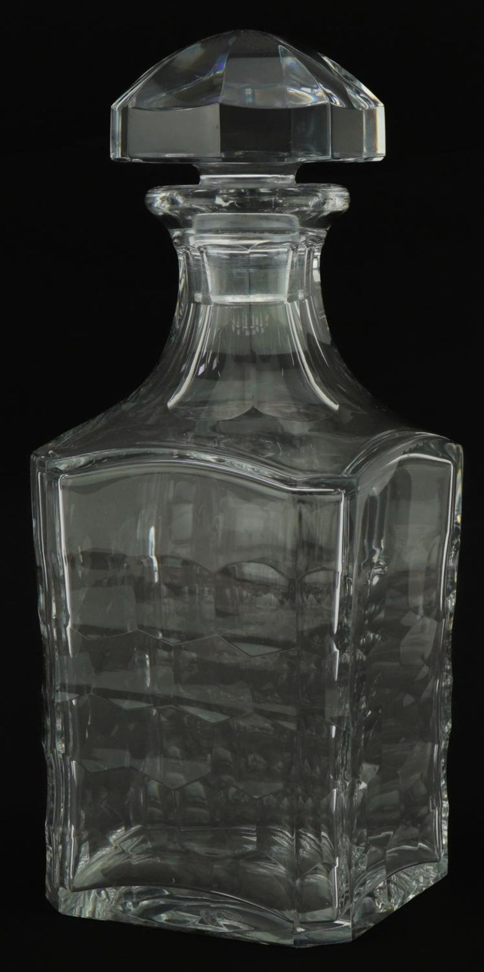 Baccarat, French crystal decanter, 24.5cm high