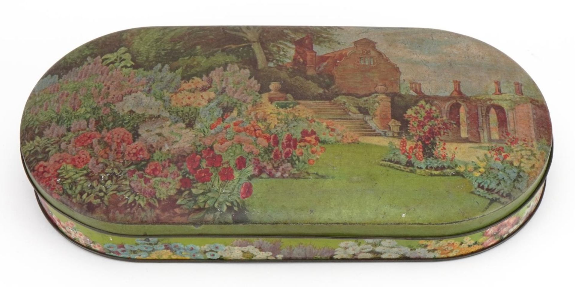 Rare Huntley & Palmers biscuit tin, 31cm wide - Image 4 of 10