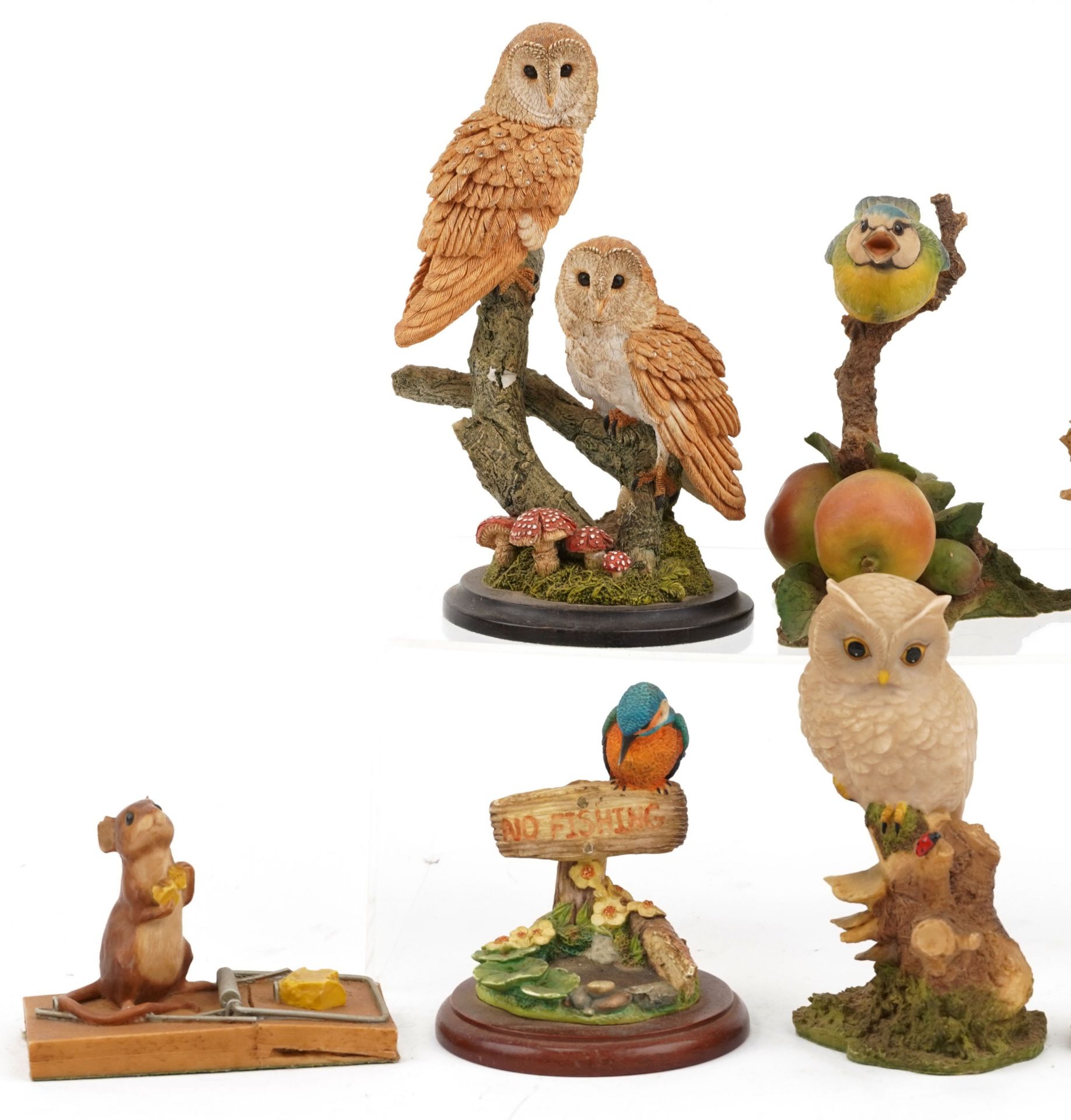 Ten animal figures including Country Artists and Aynsley, the largest 17cm high - Image 2 of 4