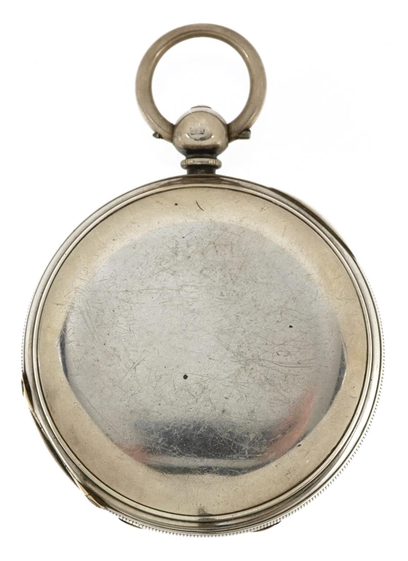 Thomas Howard, gentlemen's Victorian silver full hunter pocket watch with enamelled dial, the - Bild 3 aus 6