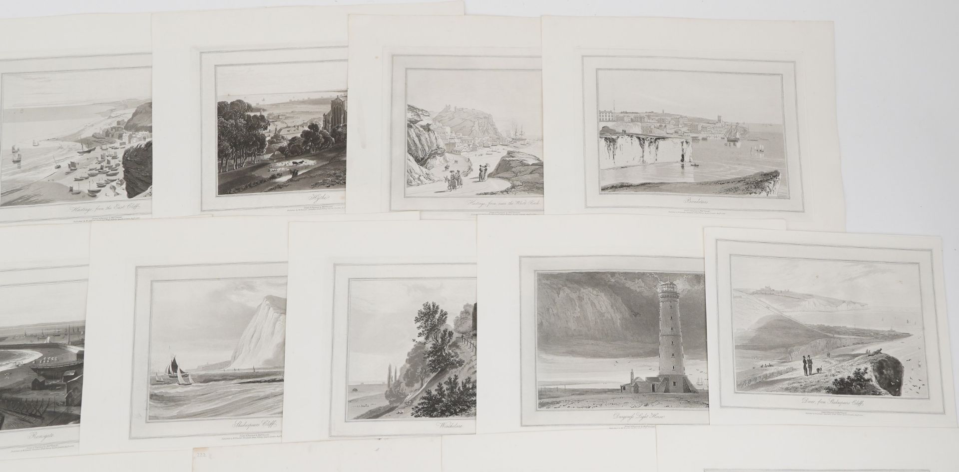 After William Daniell - Collection of 19th century engravings including Pier at Littlehampton, - Image 3 of 5