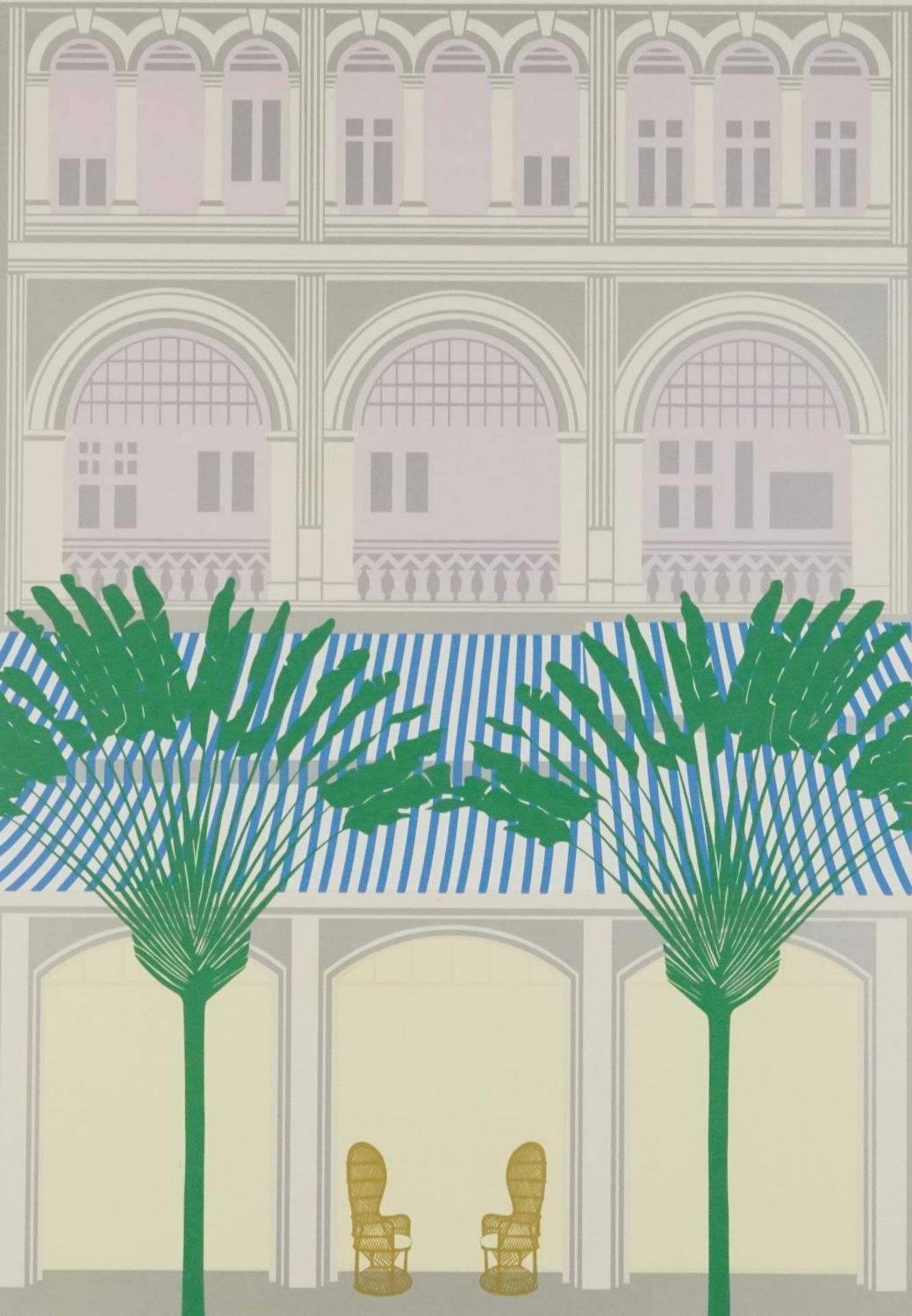 Two Pop Art style prints comprising Paris and Raffles Singapore, one published by King Publishing, - Image 12 of 18
