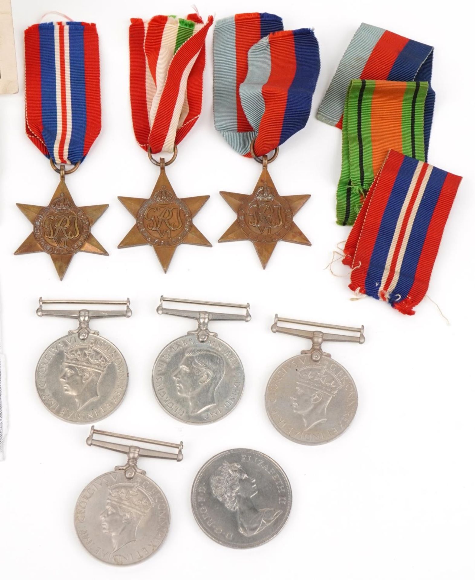 Collection of British military World War II medals and three prayer books - Bild 6 aus 7