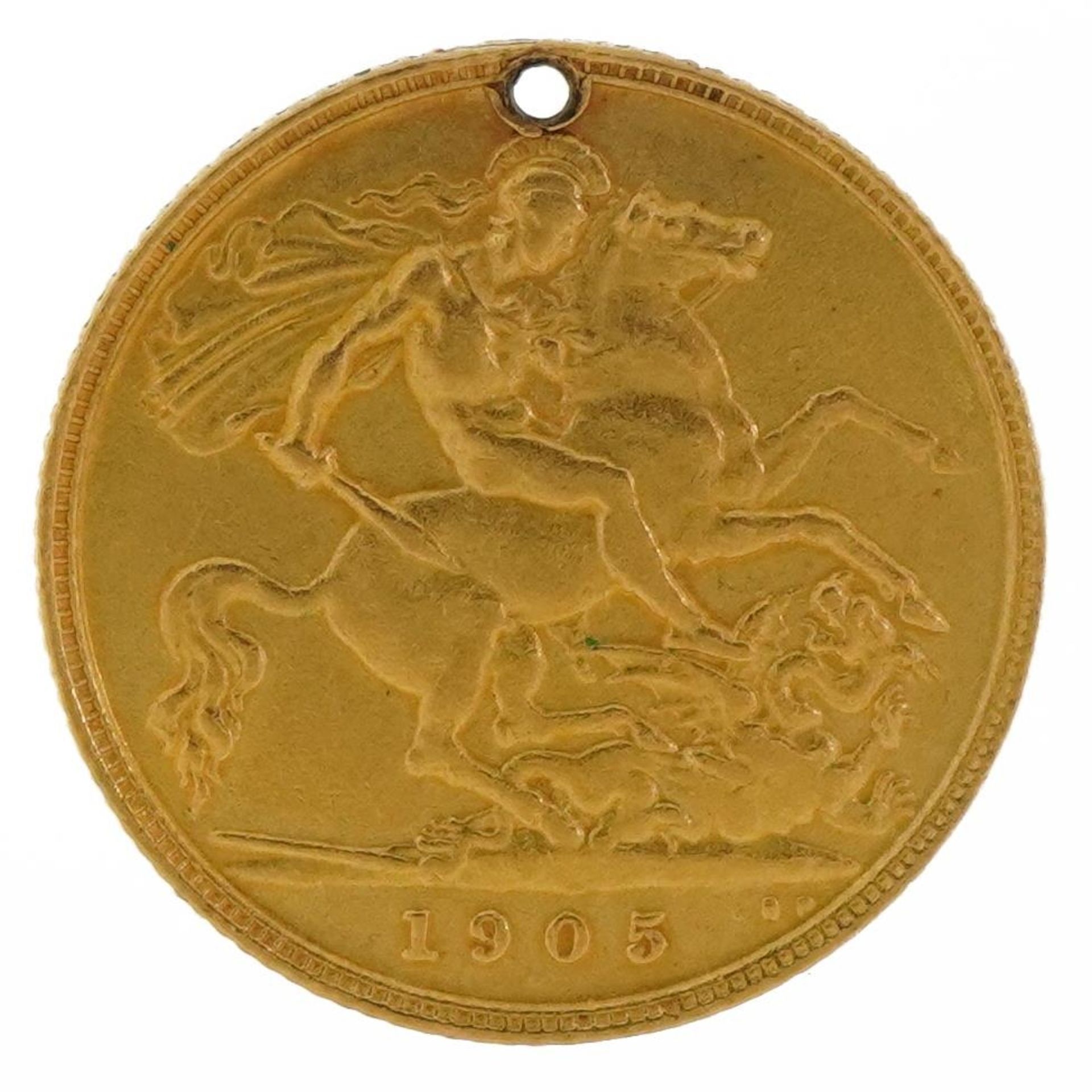 Edward VII 1905 gold half sovereign