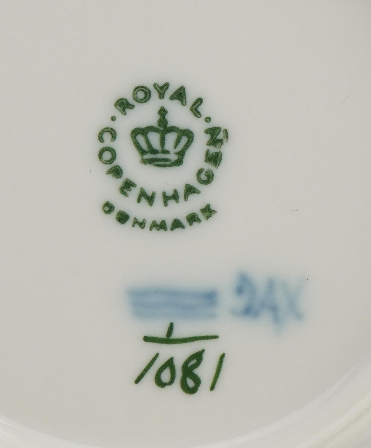 Royal Copenhagen blue and white porcelain dish and a pair of Beswick Spaniels numbered 1378 - Image 4 of 4