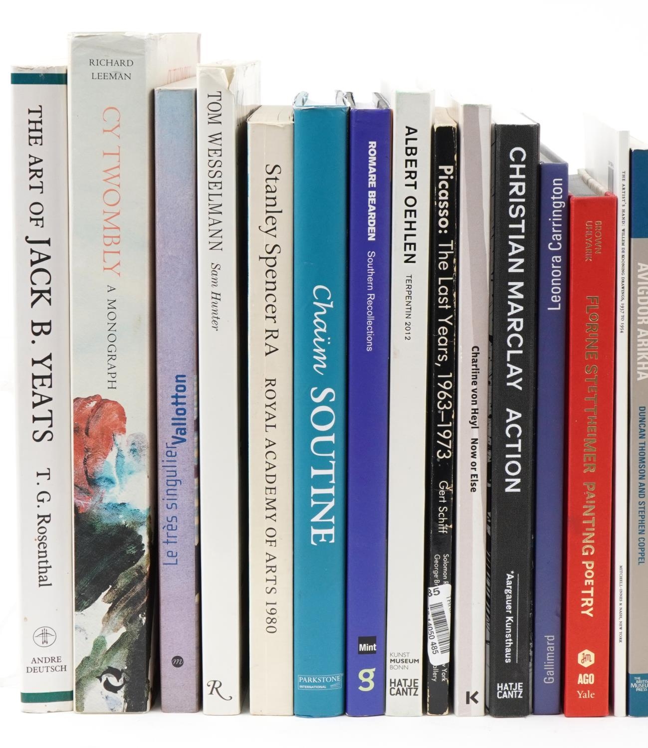 Collection of modern art and related books including Chaim Soutine, Catching the Wave, The Private - Image 2 of 3