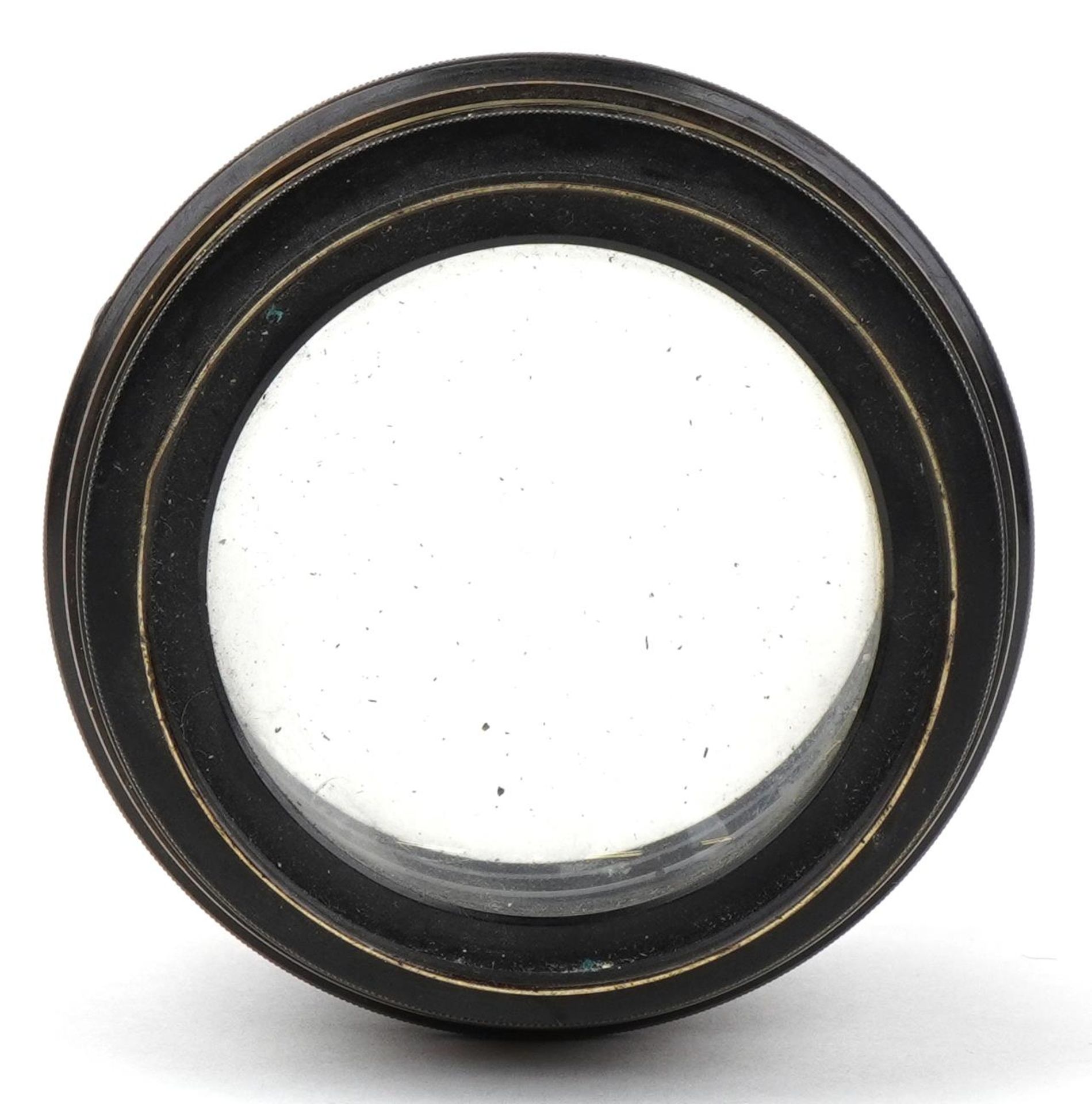 19th century Aldis Brothers of Birmingham lens, 8.5cm in diameter - Image 3 of 4