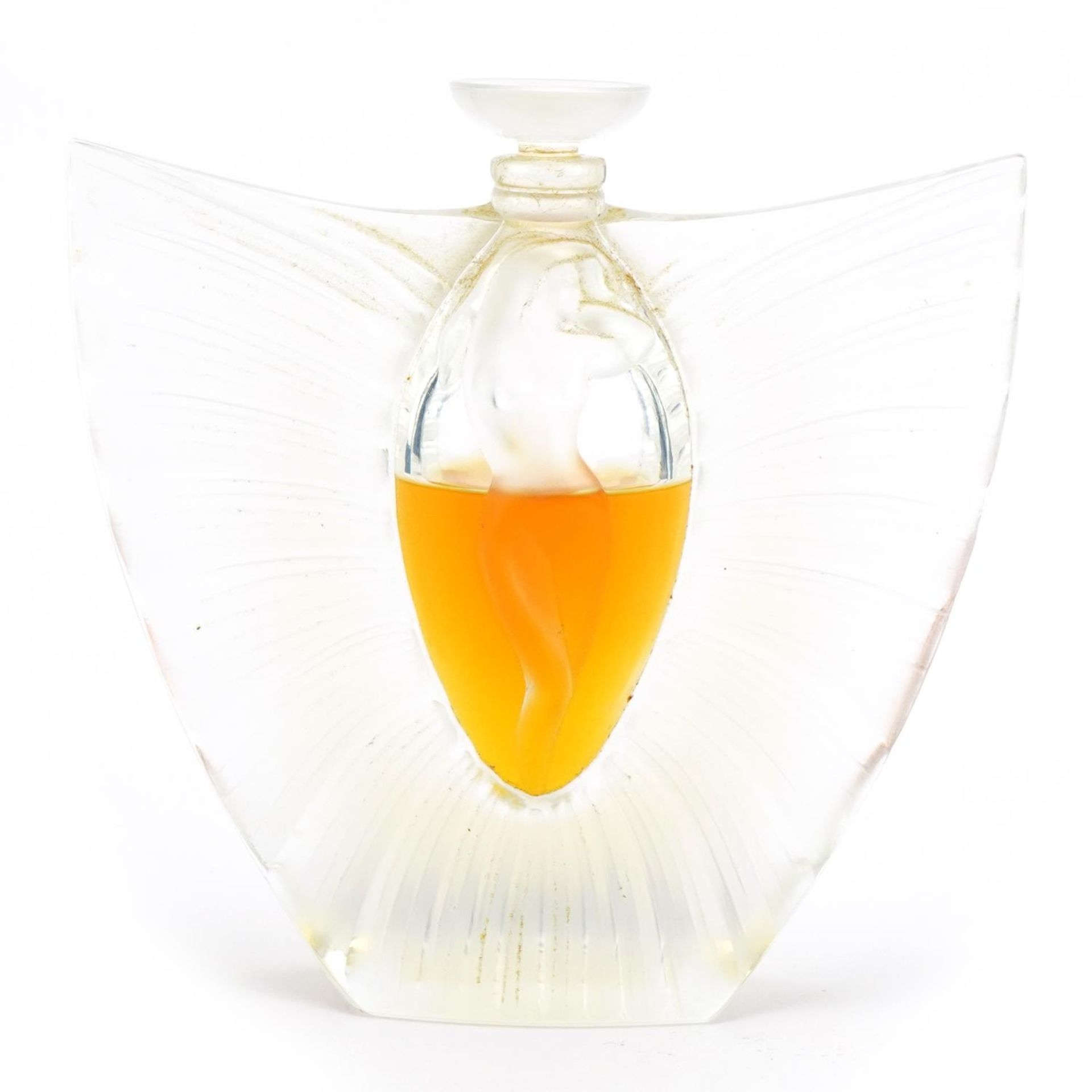 Lalique Le Flacon opalescent Sylphide glass scent bottle with box etched Lalique France, the - Image 3 of 8