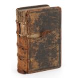 Buxtorf Senior Epitome Radicum, early 17th century leather bound hardback book, 1607