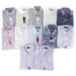 Twelve as new gentlemen's Marks & Spencer shirts, 15 inch and 15.5 inch collars