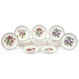 Thirty Portmeirion Botanic Garden dinner plates, 27cm in diameter