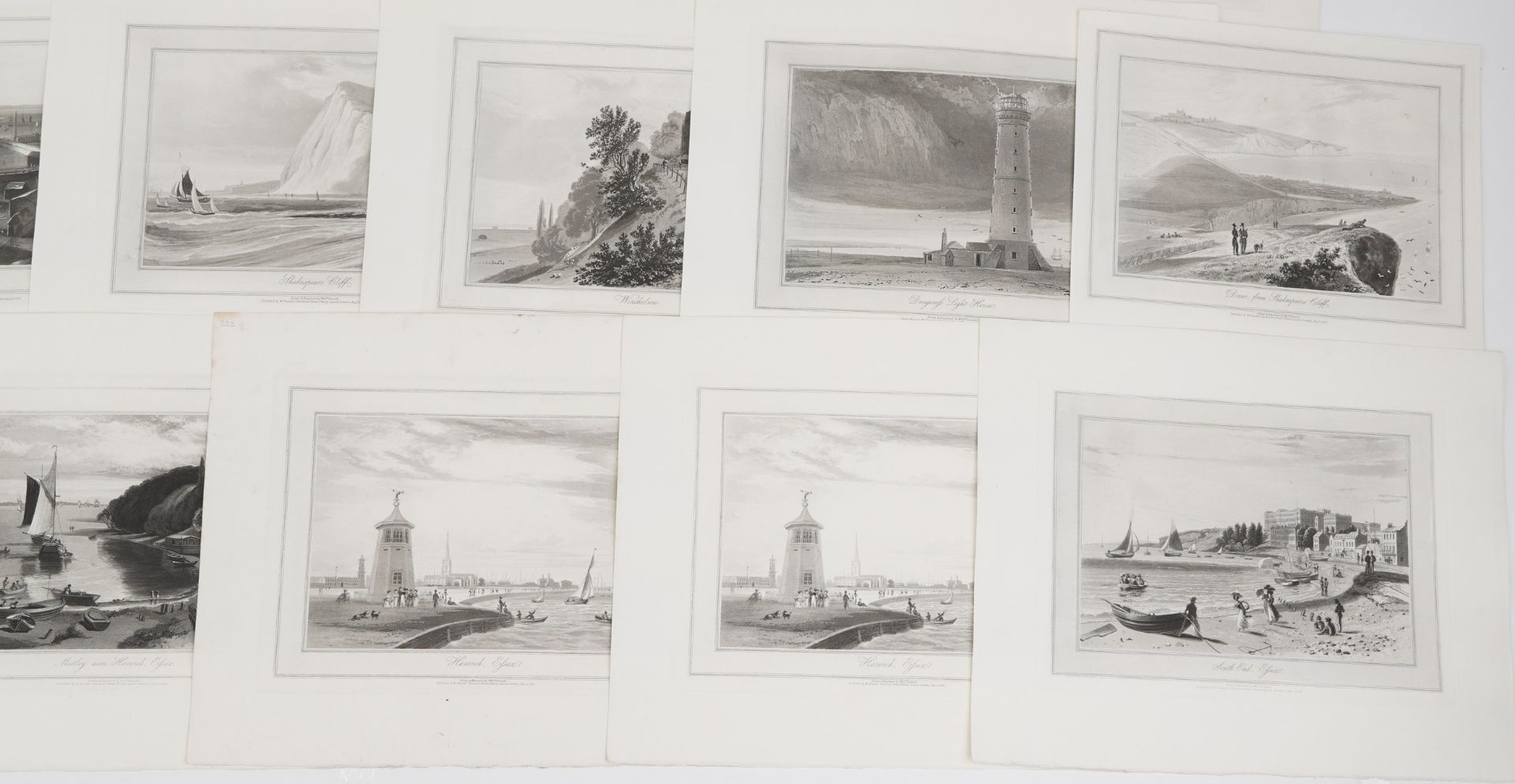 After William Daniell - Collection of 19th century engravings including Pier at Littlehampton, - Image 5 of 5