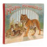 The Model Menagerie, hard back pop up picture book published Ernest Nister of London