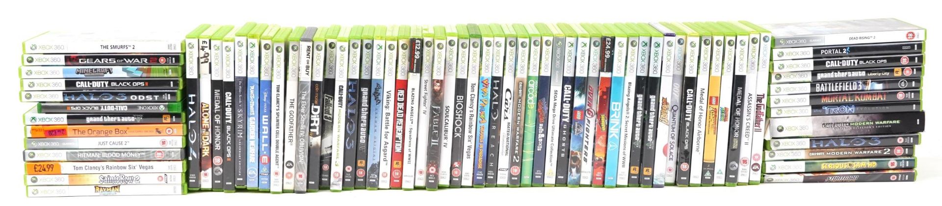 Large collection of Xbox 360 games