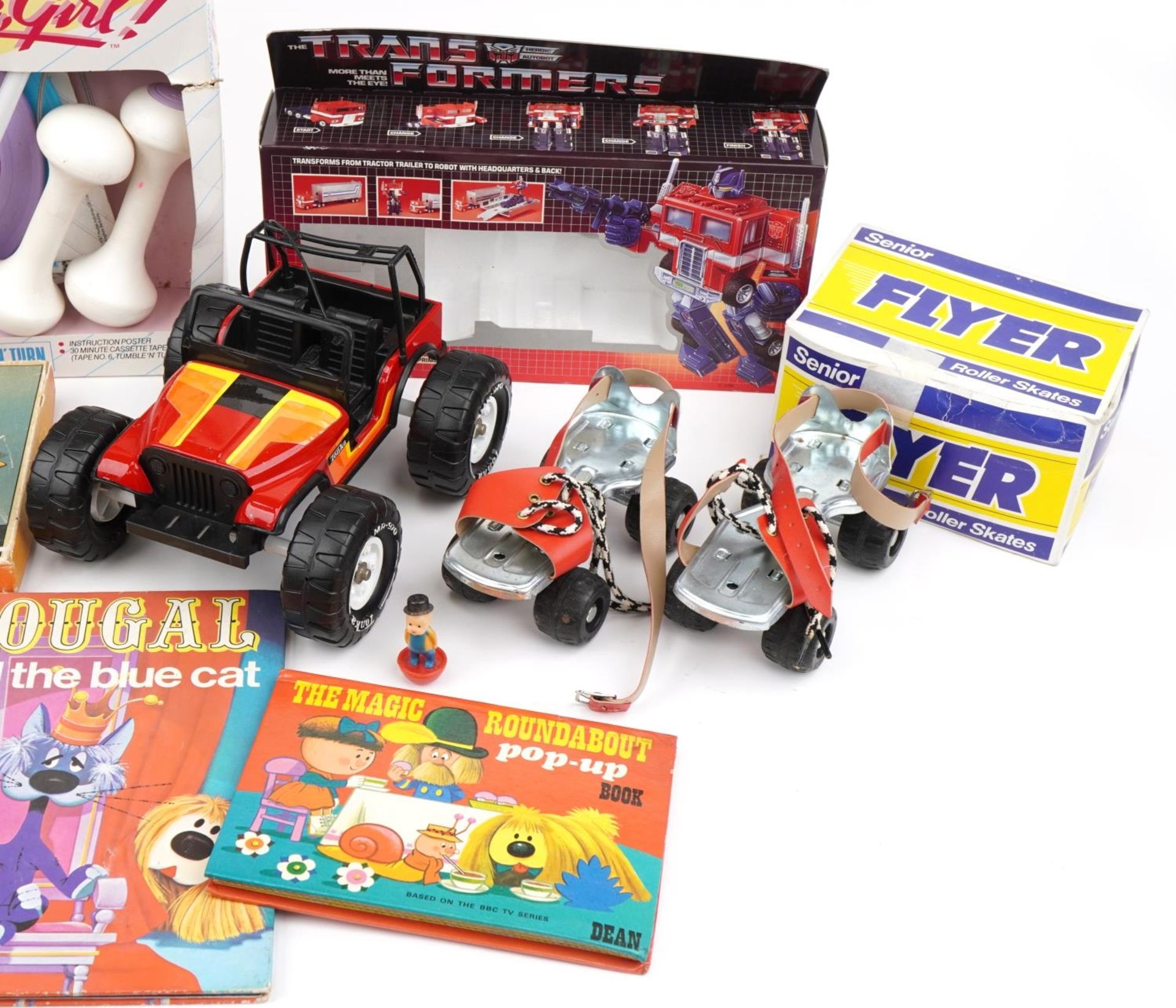 Collection of vintage and later toys including a pair of Flyer Senior roller skates, Walt Disney - Image 3 of 3