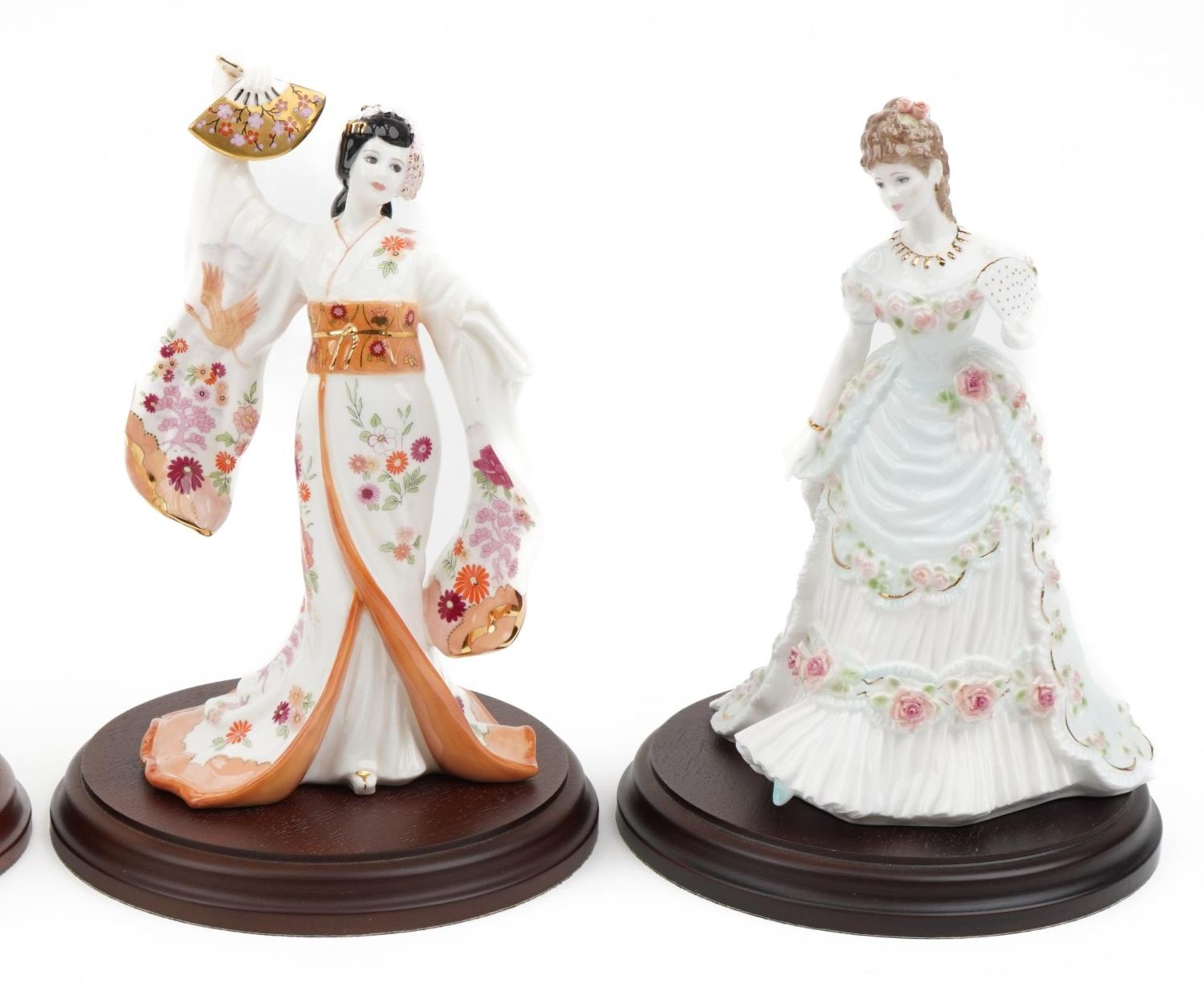 Six Royal Worcester, Coalport and Hummel figures including Olivia limited edition 5783 and A Royal - Bild 5 aus 10