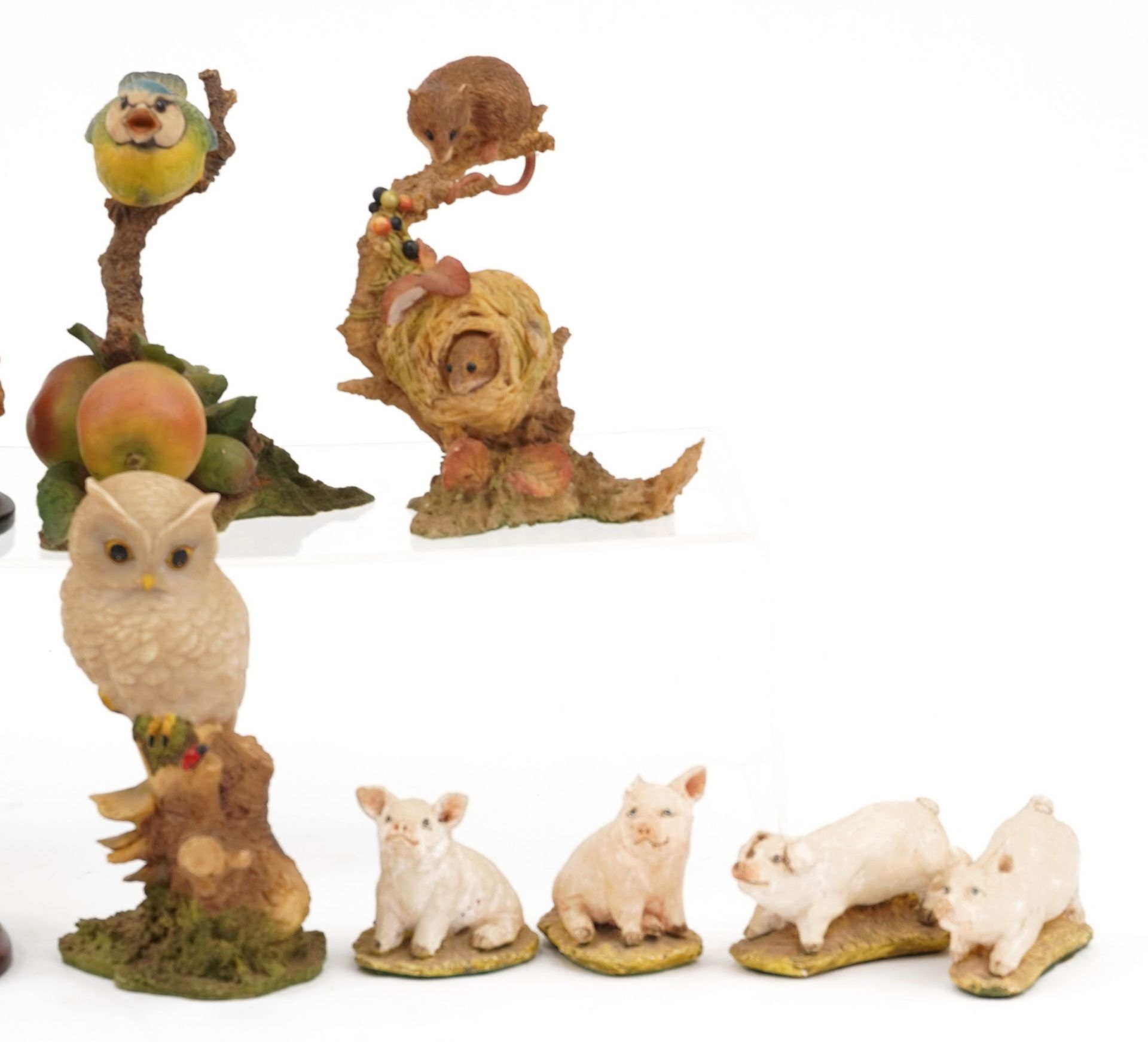 Ten animal figures including Country Artists and Aynsley, the largest 17cm high - Image 3 of 4