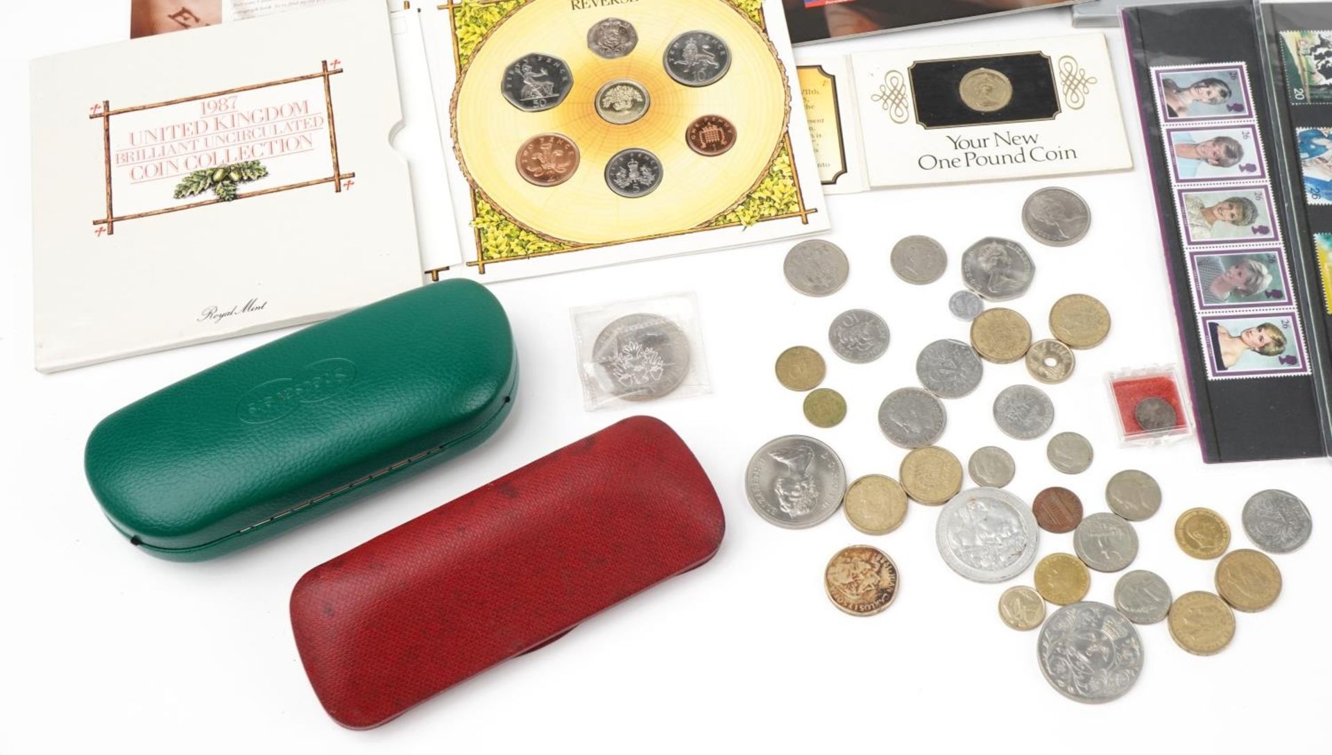 Coins, stamps and related ephemera including Royal Mint presentation packs and Sainsbury's Makers of - Image 5 of 7