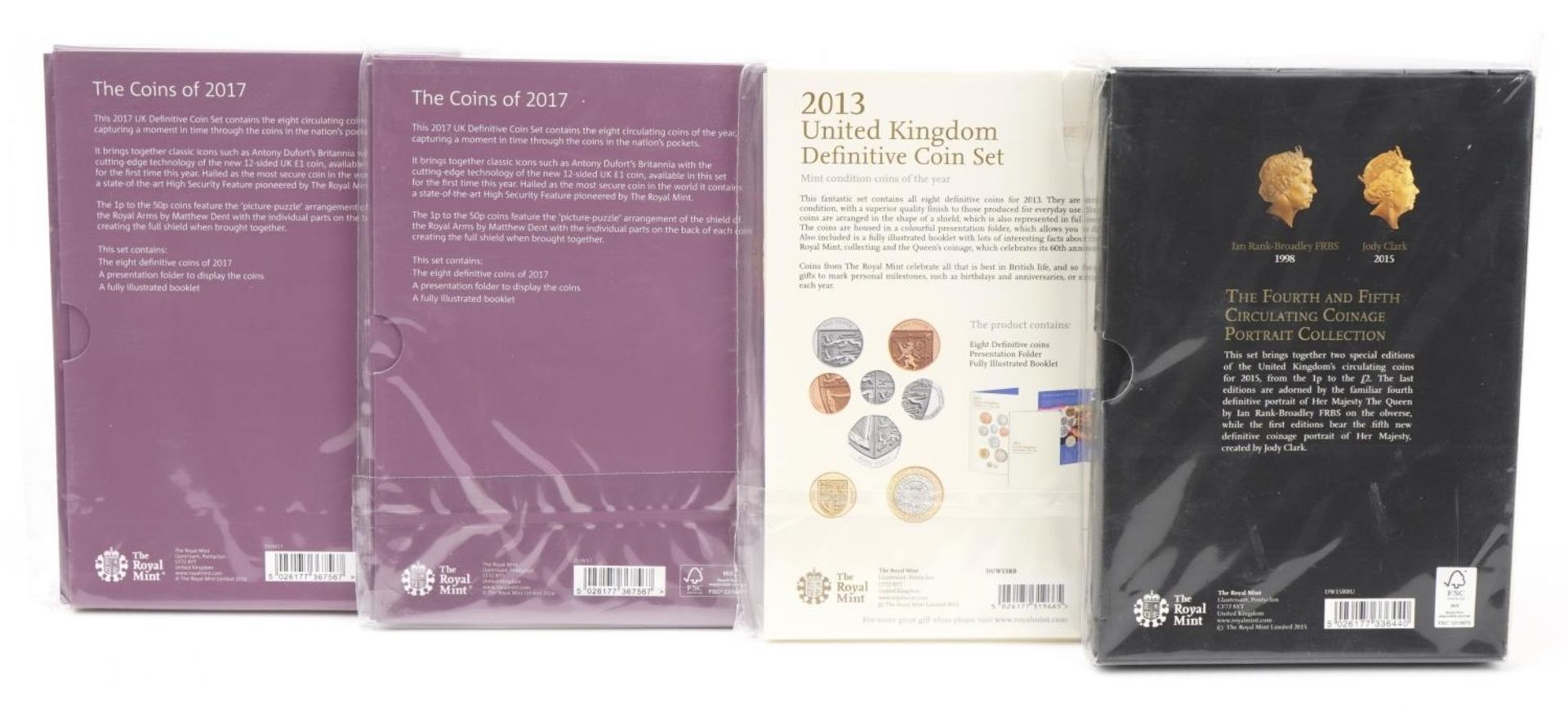 Royal Mint definitive and portrait coin sets and collections including fourth and fifth - Image 2 of 2