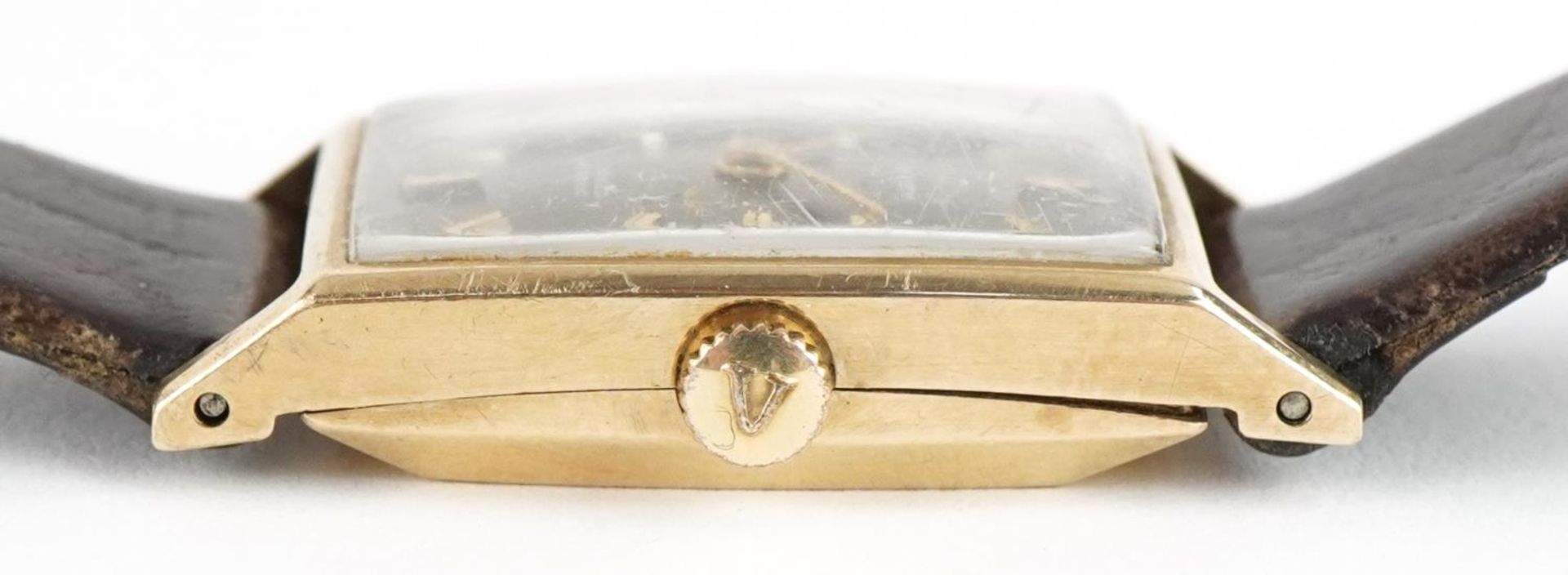 Verity, ladies 9ct gold dress watch, the case numbered 04855, 19mm wide, total 16.1g - Bild 6 aus 6
