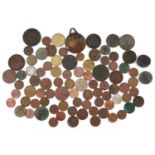 George III and later British and world coinage including half pennies