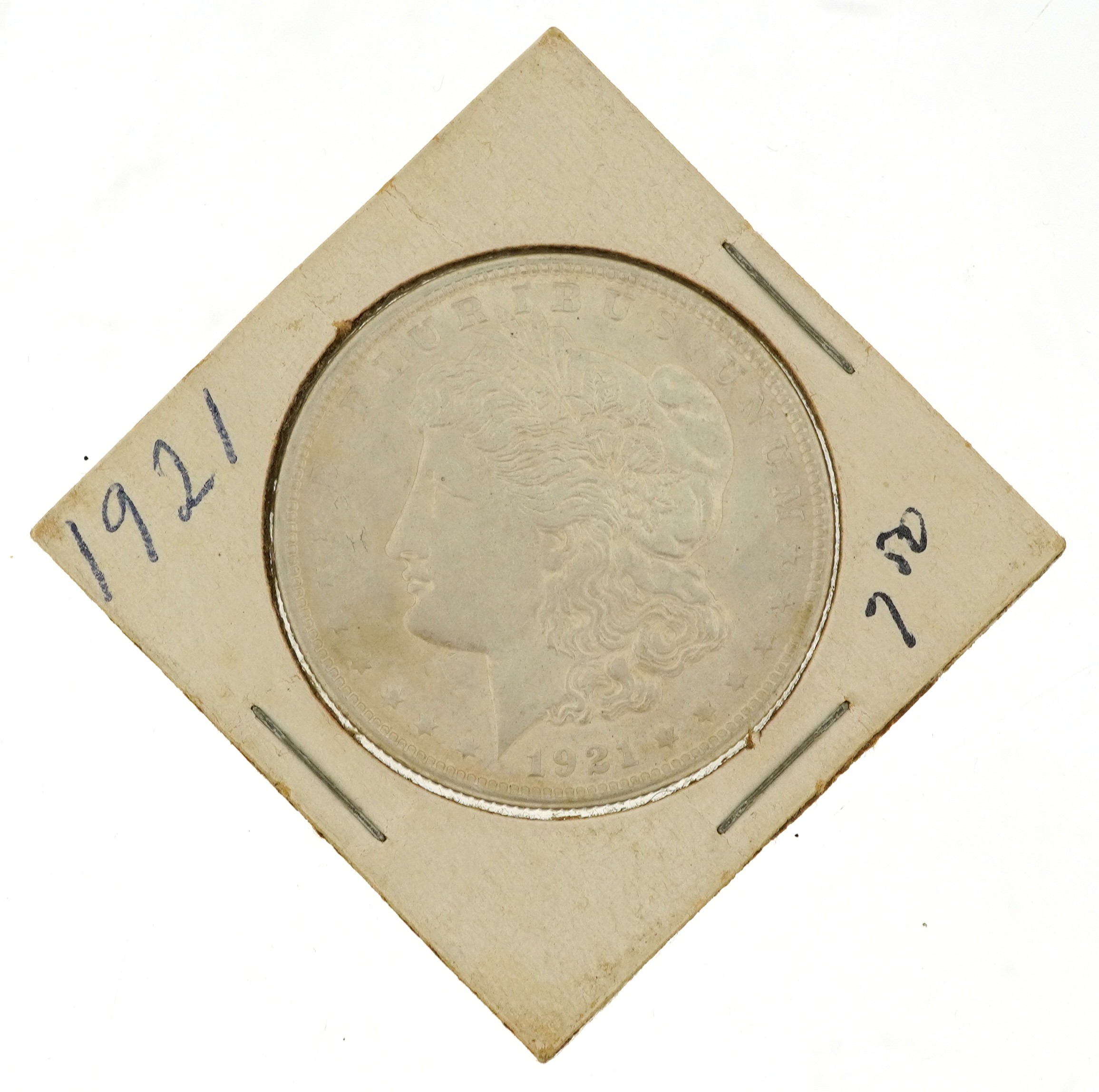 1921 American silver one dollar