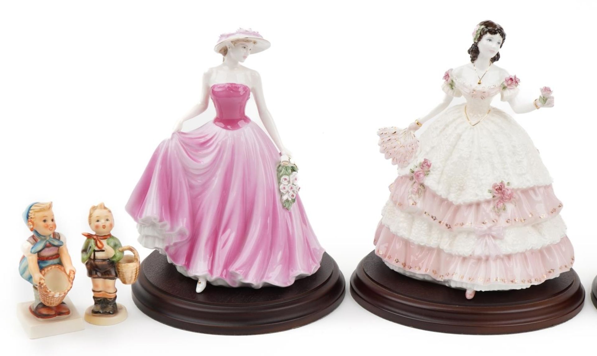 Six Royal Worcester, Coalport and Hummel figures including Olivia limited edition 5783 and A Royal - Bild 3 aus 10