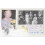 Commemorative coin covers arranged in two albums including The Life and Times of The Queen Mother