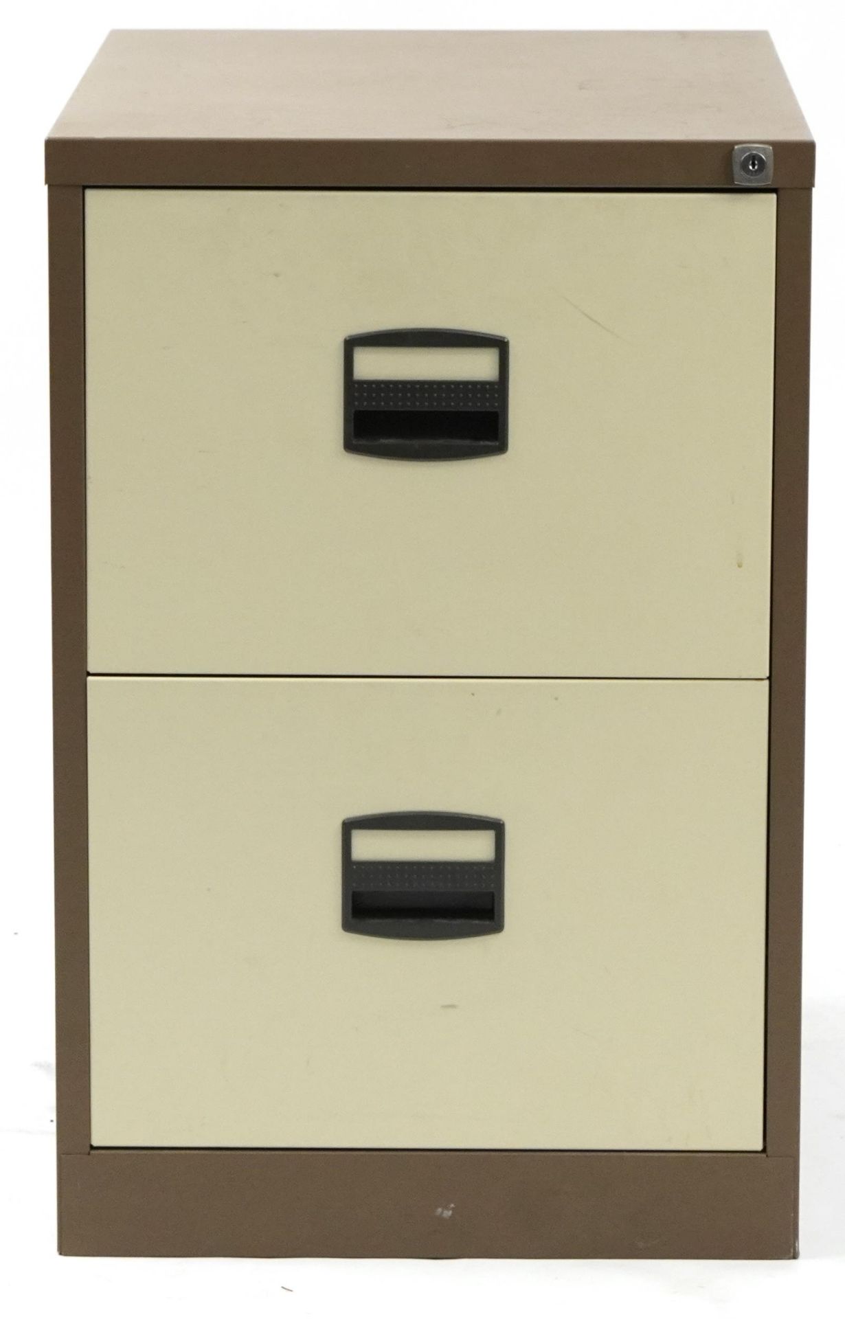 Two drawer metal filing cabinet, 71cm H x 50cm W x 62cm D - Image 2 of 3