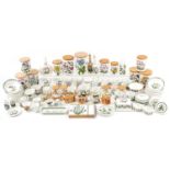 Large collection of Portmeirion Botanic Garden dinnerware, teaware and storage jars, the largest