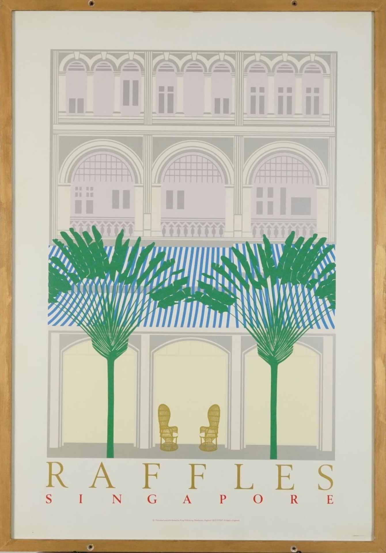Two Pop Art style prints comprising Paris and Raffles Singapore, one published by King Publishing, - Image 14 of 18
