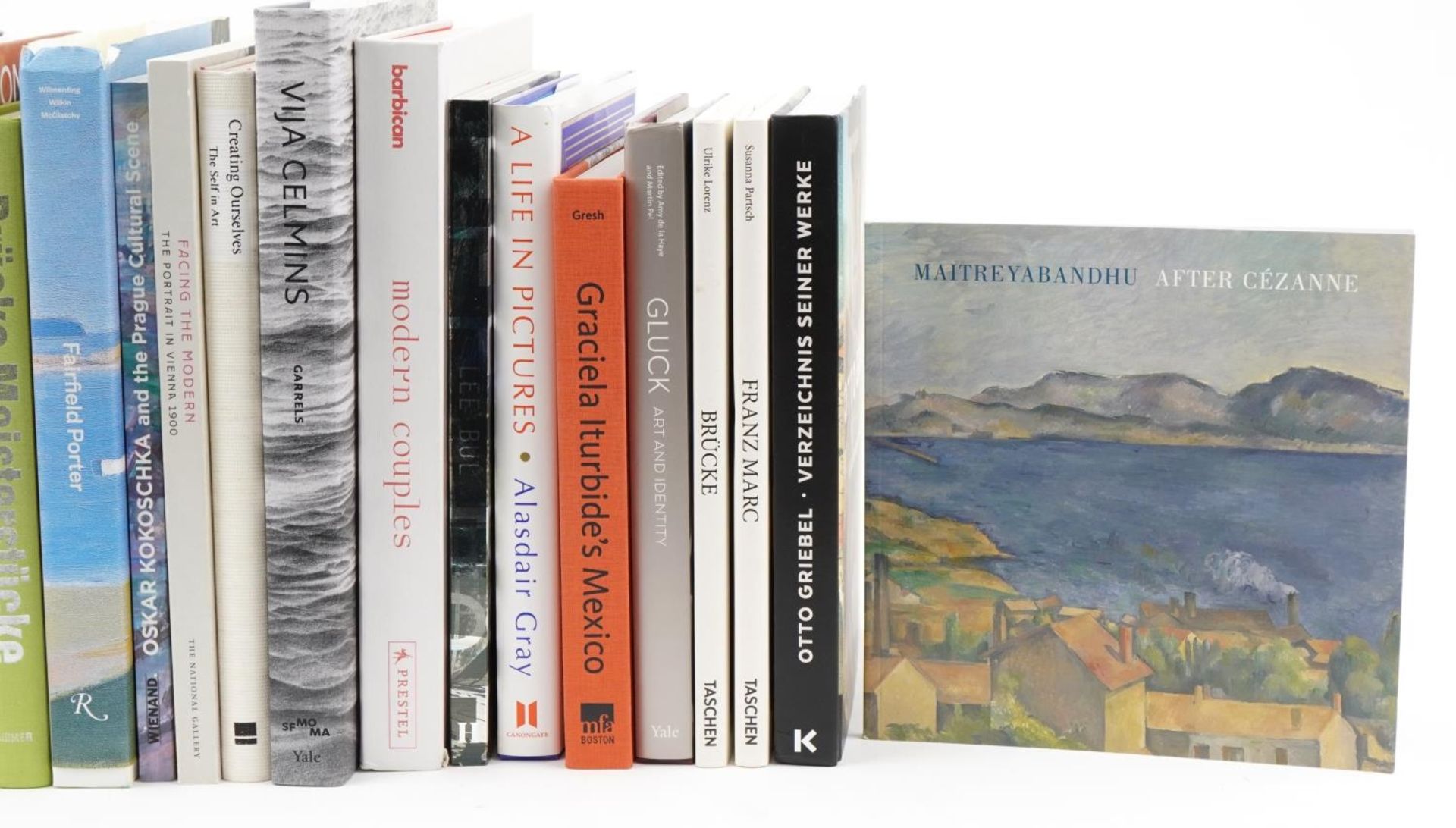 Collection of modern art and related books including Beyond Clint, Cezanne's Portraits, A Life in - Bild 3 aus 3