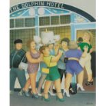 Beryl Cook - Hen Night, limited edition pencil signed print in colour with blind stamps, the Whibley