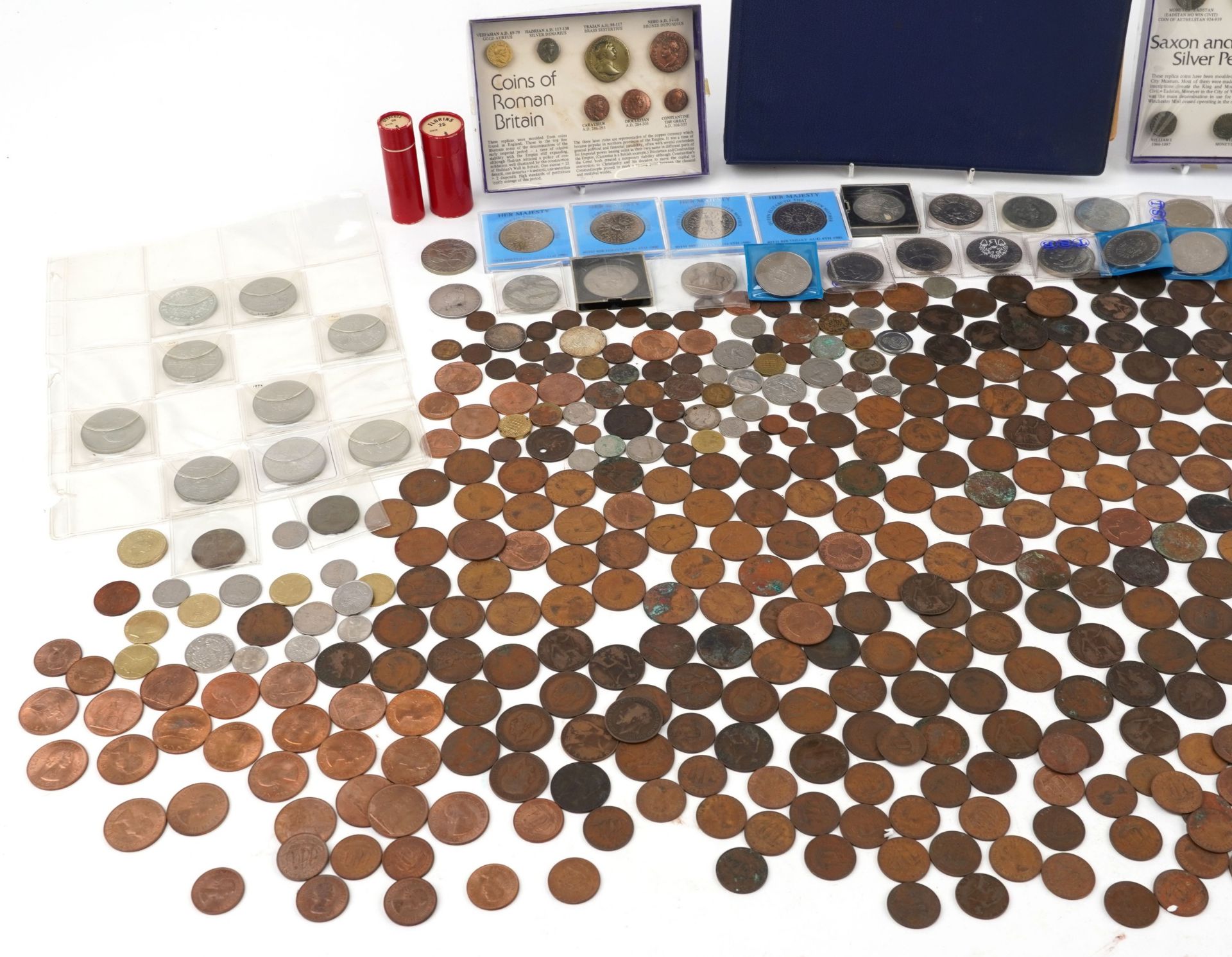 George III and later British and world coinage including tokens, pennies and shillings - Image 4 of 8