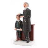 Saturday Evening Post Co Norman Rockwell figure group, The School Master, 19cm high