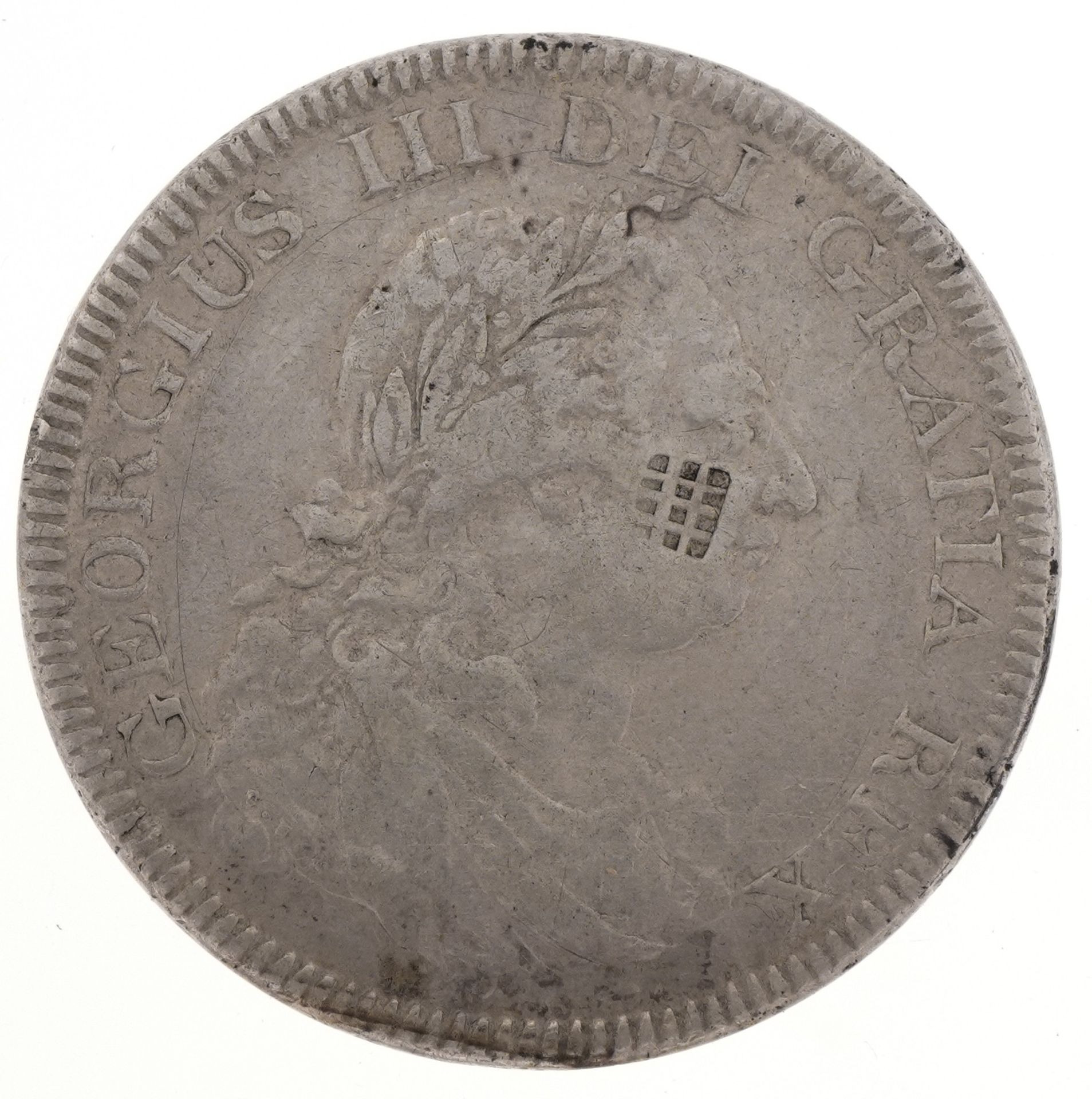 George II 1804 Bank of England five shillings dollar - Image 2 of 3