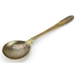 Georg Jensen, Danish 925S silver Kugle pattern compote spoon, 14.5cm in length, 33.0g