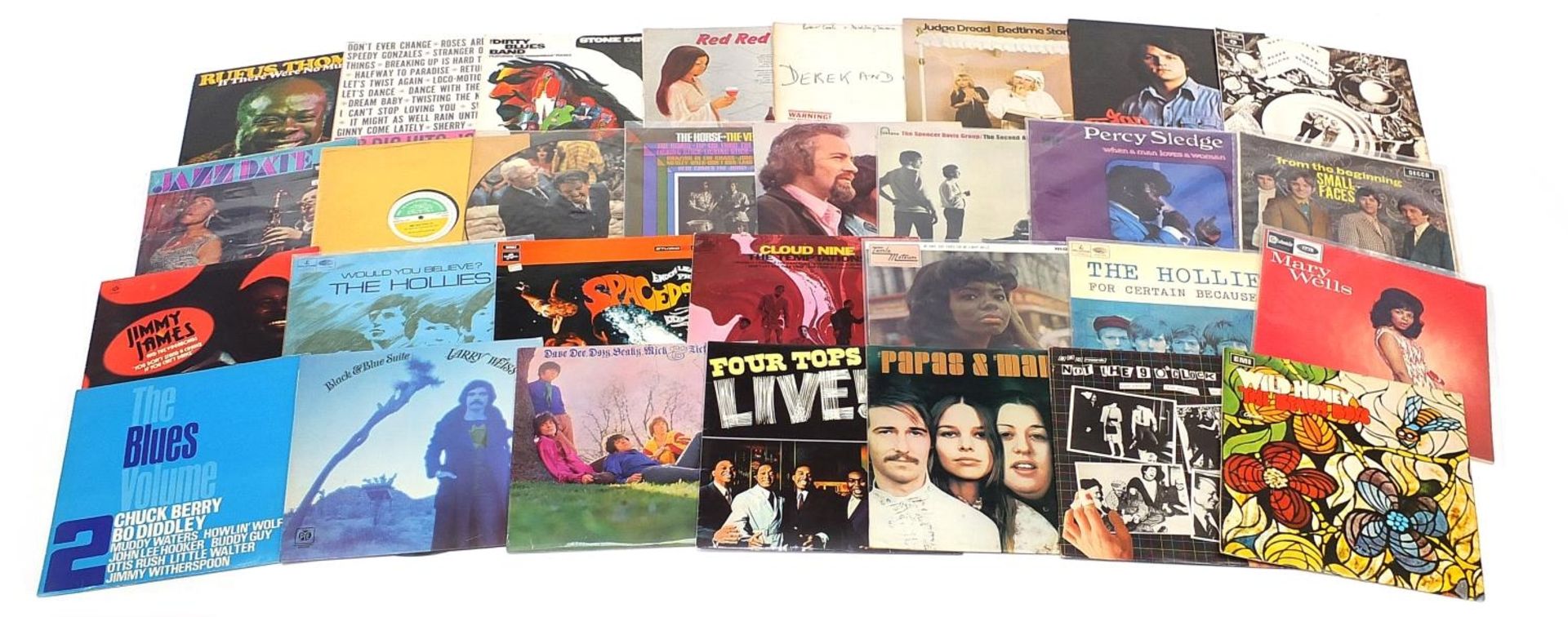 Vinyl LPs including BBC Transcription Services Jazz Club, Jazz Date, Spencer Davis Group and Judge