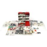 Large collection of model radio controlled electrical parts and fittings including fuses,