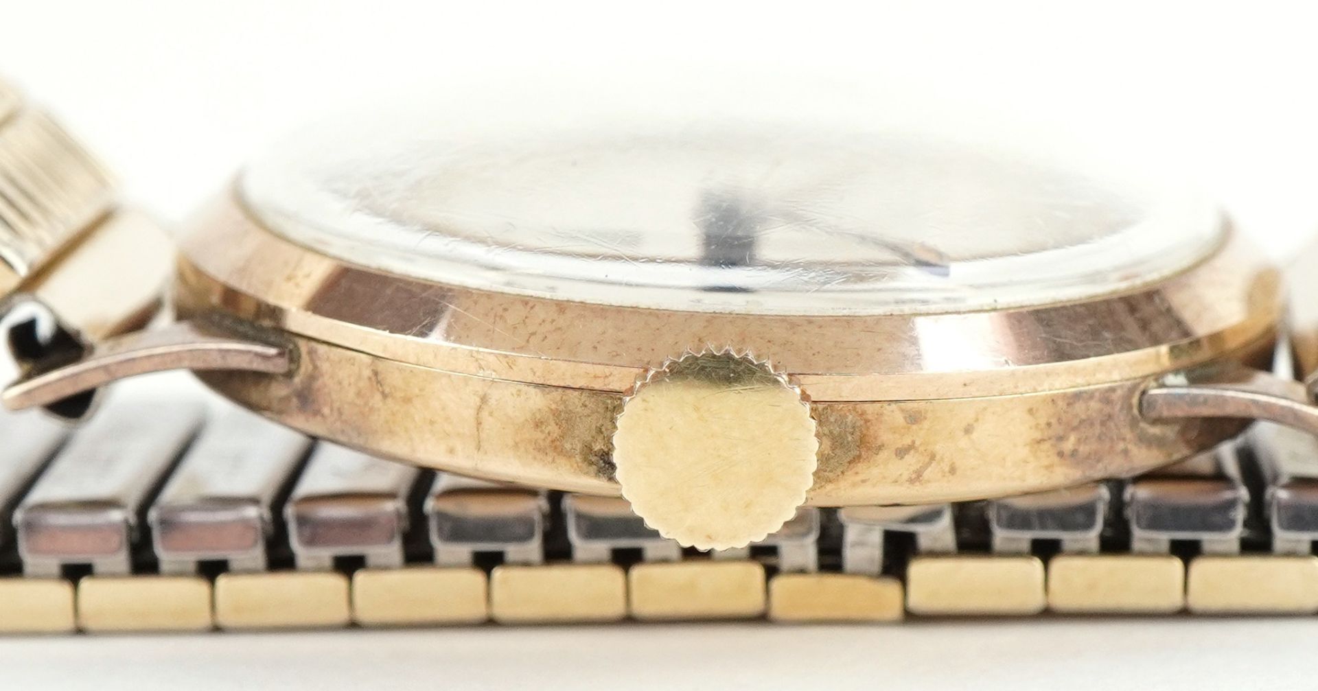 Tudor, gentlemen's 9ct gold Tudor wristwatch with subsidiary dial with Tudor by Rolex box, the - Image 5 of 7