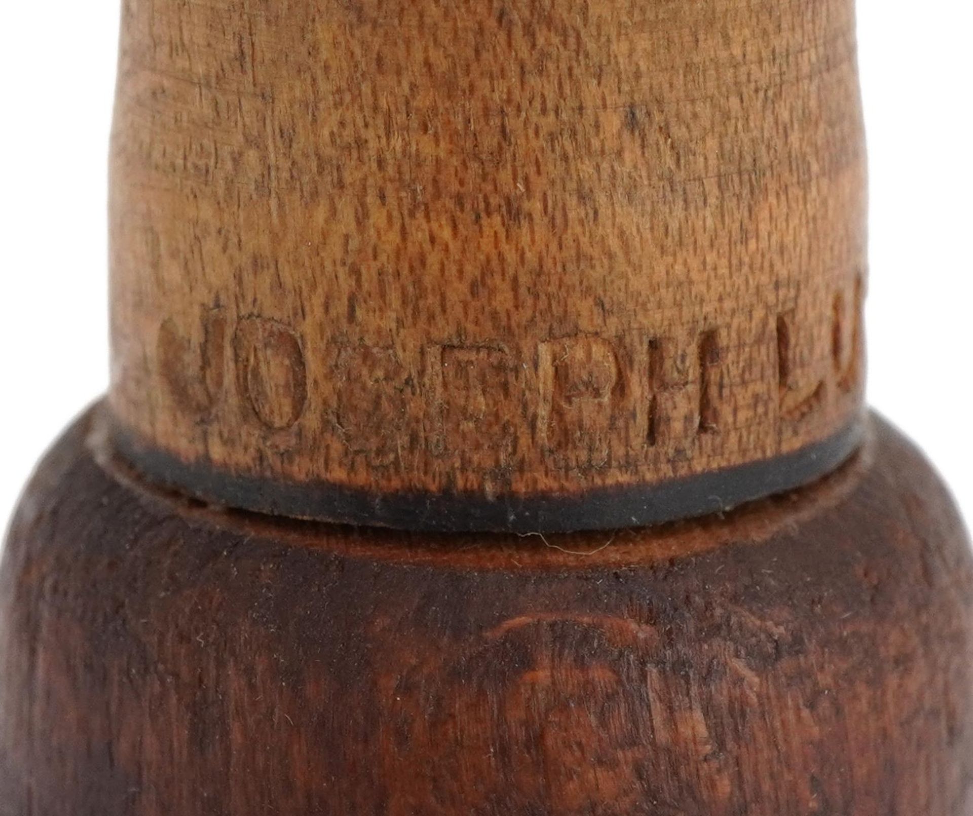 Corkscrew with hardwood handle impressed Joseph Lune & Sons LO, 15.5cm in length - Image 6 of 6