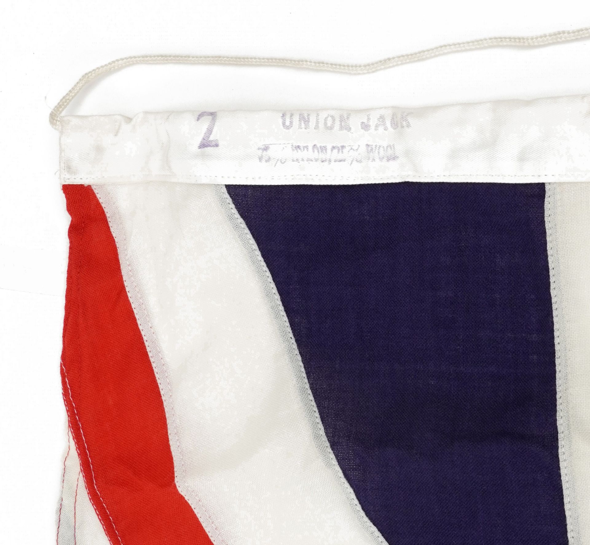 Military interest union jack flag, 180cm x 82cm - Image 3 of 3