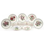 Thirty Portmeirion Botanic Garden dinner plates, 27cm in diameter