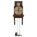 Thwaites & Reed Ltd, mahogany and brass Benjamin Franklin design wall clock, limited edition 477/